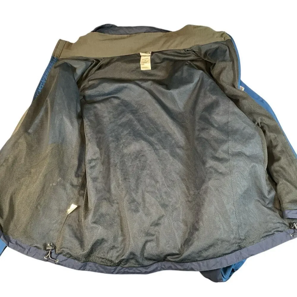 The North Face Mens LG Blue Combo Windbreaker Hydrenalite WindProof Breathable